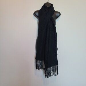 Banana Republic Black woven Scarf NEW